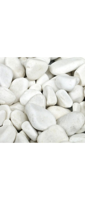 AKVARYUM TAŞI 10 KG ( BOYUT NO: 2 )  RENK: BEYAZ